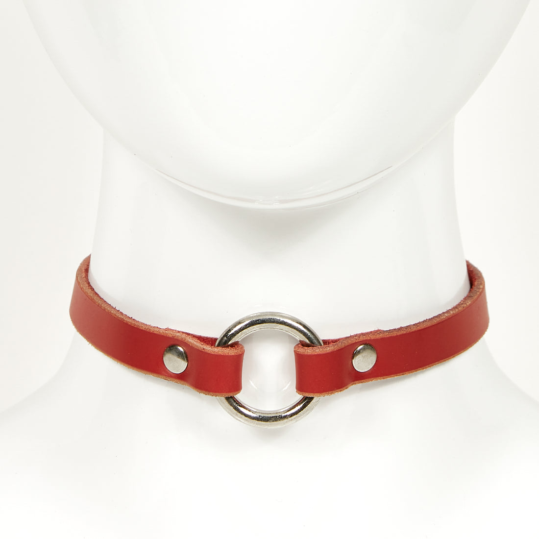 O-ring choker slim RED front