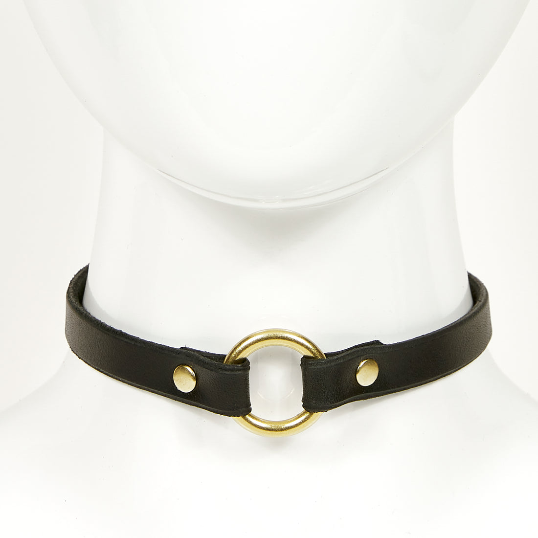 O-ring choker slim gold front